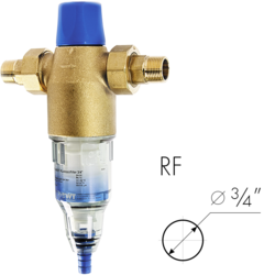AVANTI RF 3/4" фильтр механической очистки с ручной обратной промывкой для холодной воды